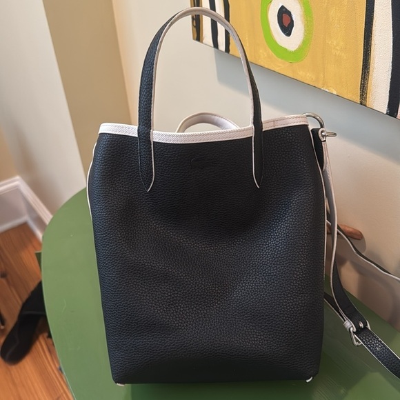 Lacrosse Anna 🎉HP🎉🔥SALE🔥reversible black and white bag - Picture 4 of 9